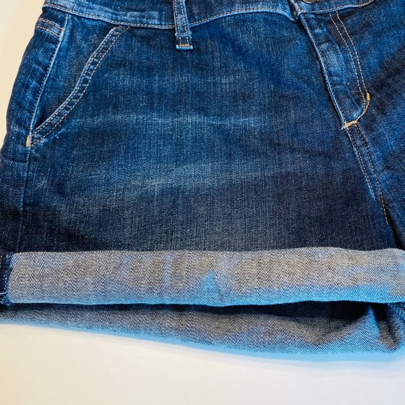 Joes Jeans Denim Shorts Women Roll Cuff Size 31 Waist - Picture 5 of 10